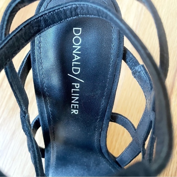 Donald Pliner Willow Beaded Square Toe Heels Sandals - Picture 8 of 10